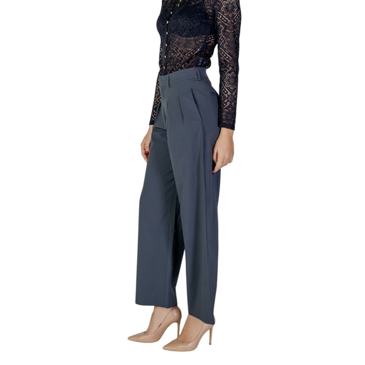 Calvin Klein Jeans Gray Recycled Polyester Casual Pants