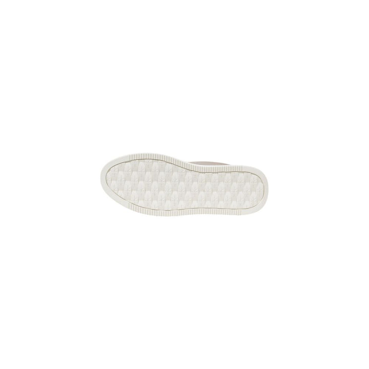 Calvin Klein Jeans Beige Recycled Cotton Platform Sneakers