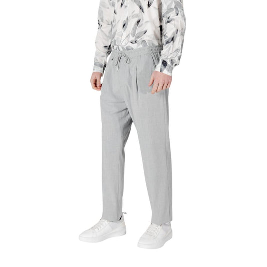 Antony Morato Gray Polyester Pant