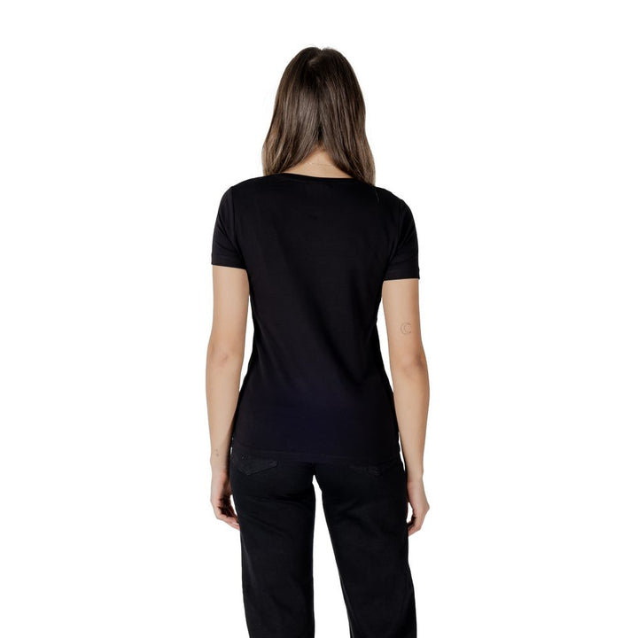 EA7 Emporio Armani Black Cotton T-Shirt