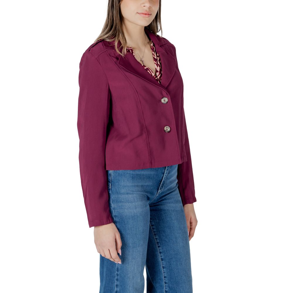 Street One Purple Viscose Coat