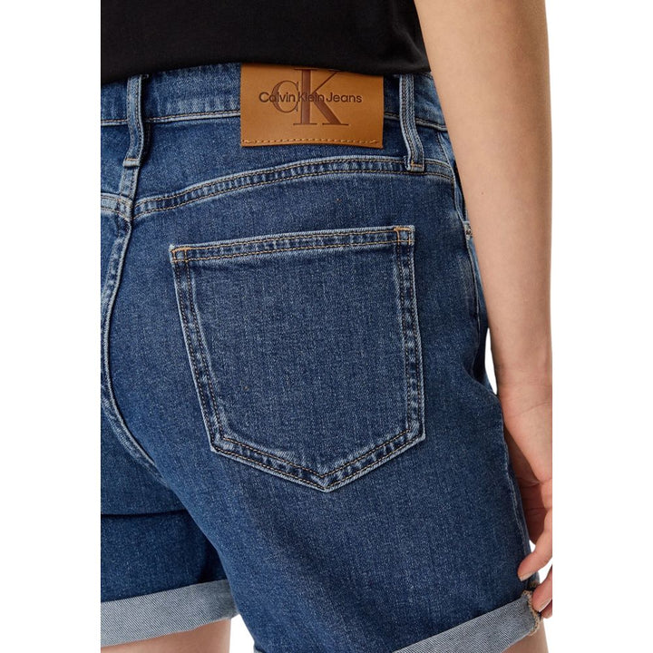 Calvin Klein Jeans Blue Cotton Shorts