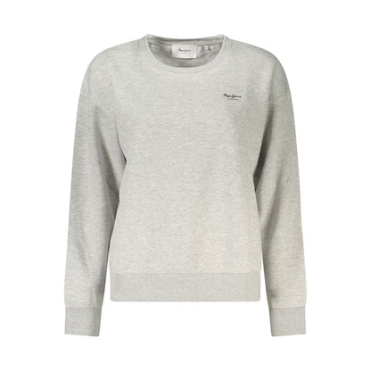Pepe Jeans Grigio Cotton Women Sweatshirt
