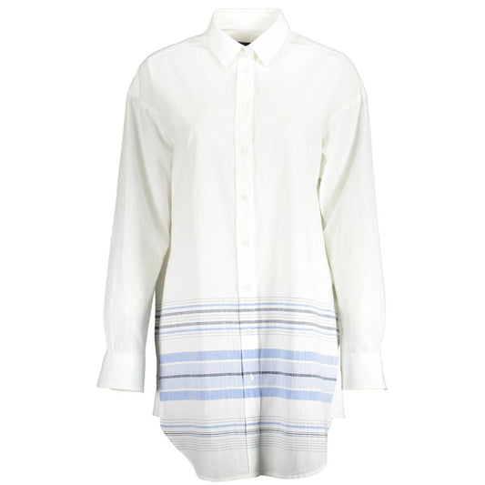 Gant White Cotton Women Shirt