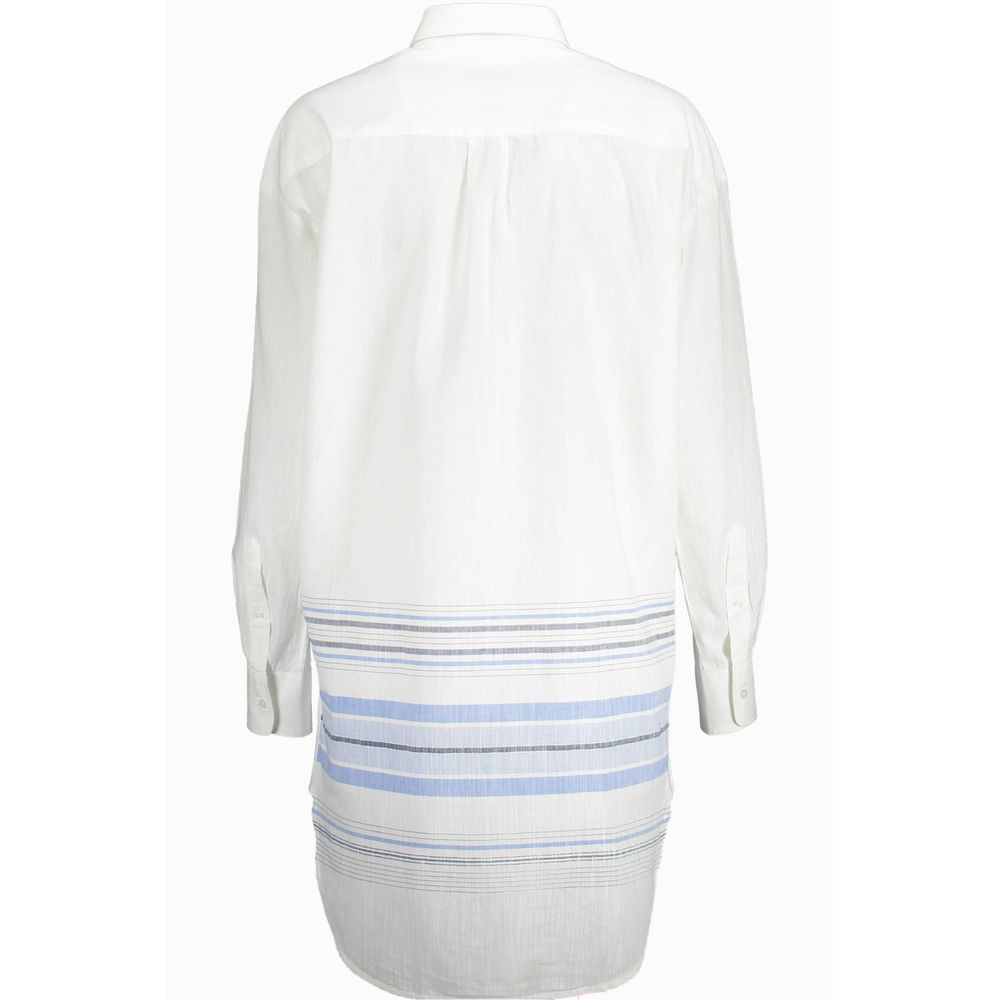 Gant White Cotton Women Shirt