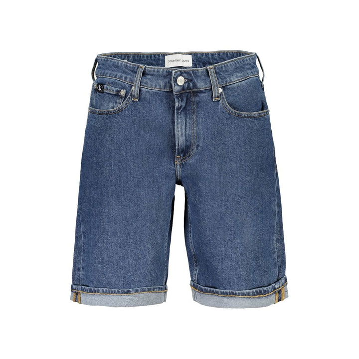 Calvin Klein Blu Cotton Men Short