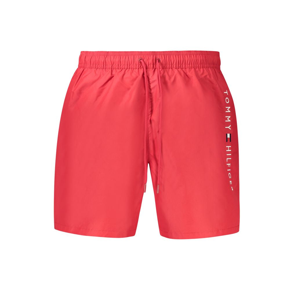 Tommy Hilfiger Red Polyester Men&