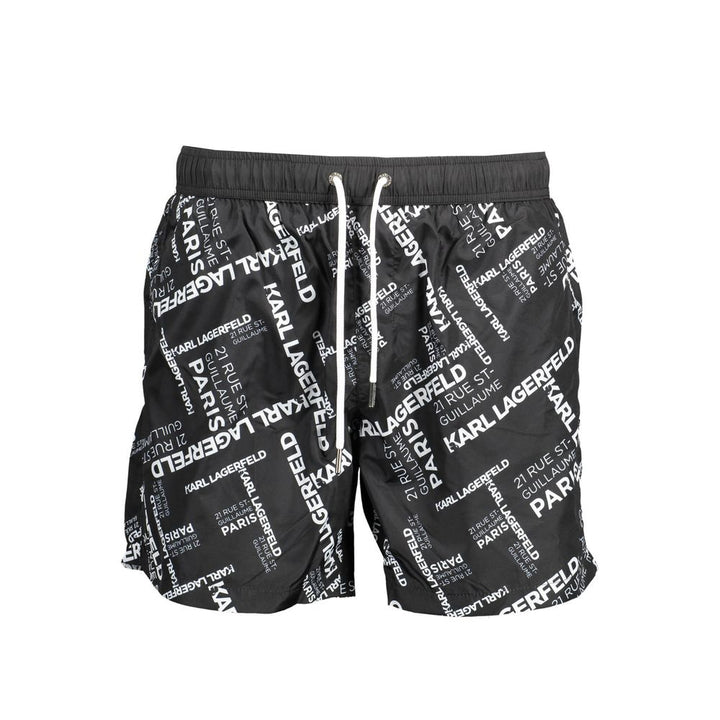 Karl Lagerfeld Black Polyester Men&