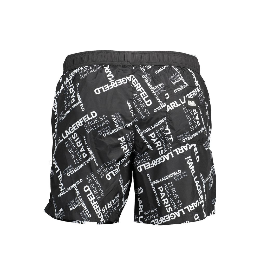 Karl Lagerfeld Black Polyester Men&