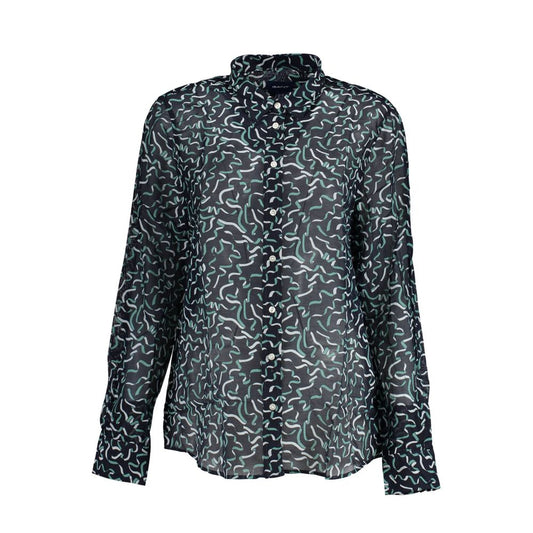 Gant Blue Cotton Women Shirt