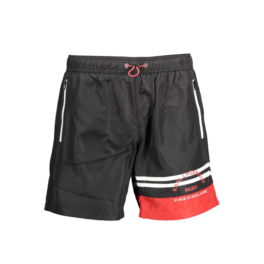 Karl Lagerfeld Black Polyester Men&