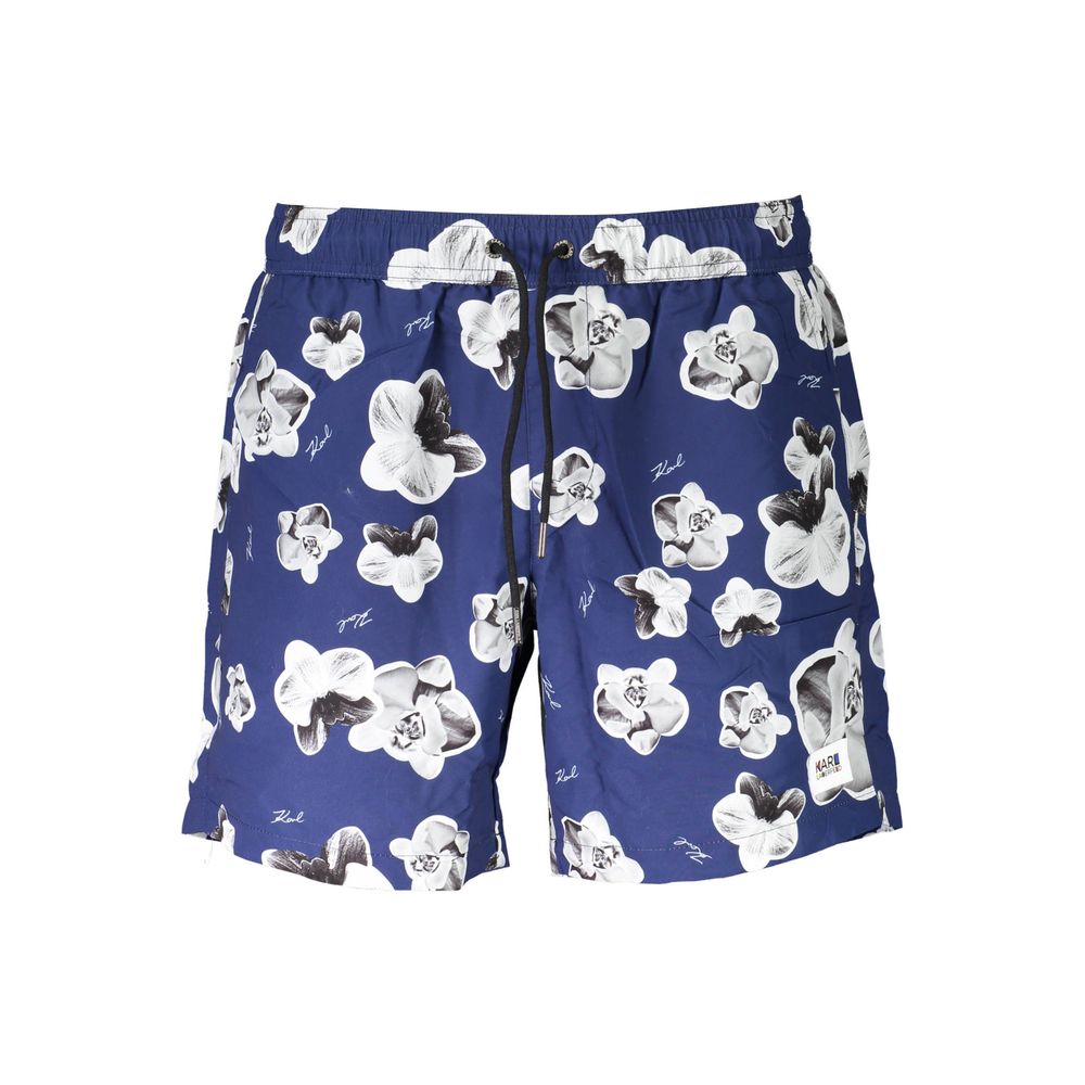 Karl Lagerfeld Blue Polyester Men&