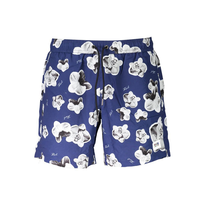 Karl Lagerfeld Blue Polyester Men&