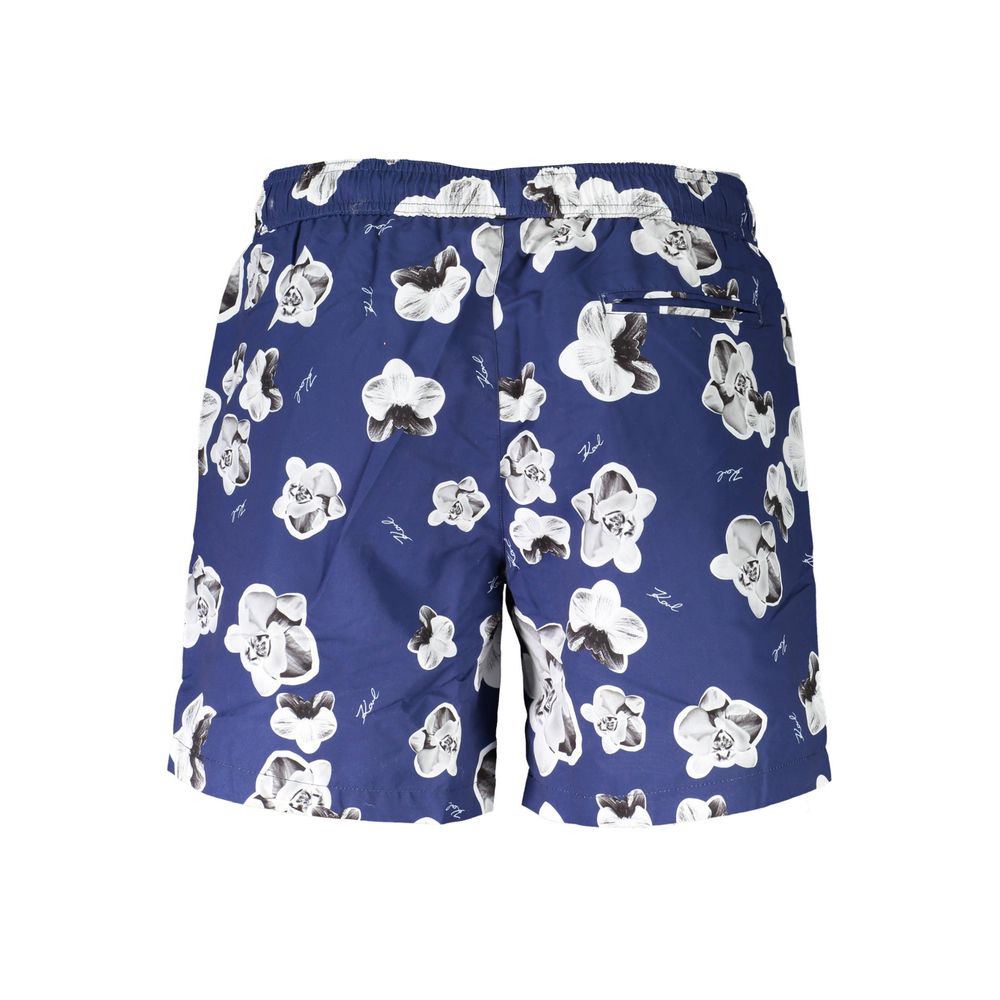 Karl Lagerfeld Blue Polyester Men&