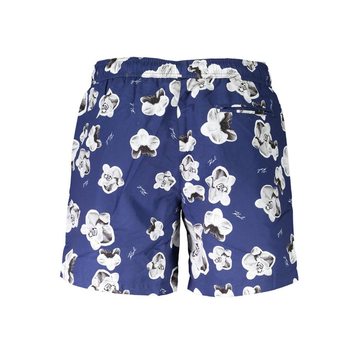 Karl Lagerfeld Blue Polyester Men&