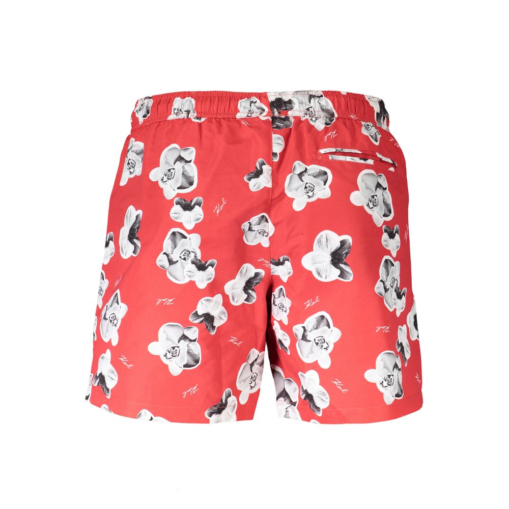Karl Lagerfeld Red Polyester Men&