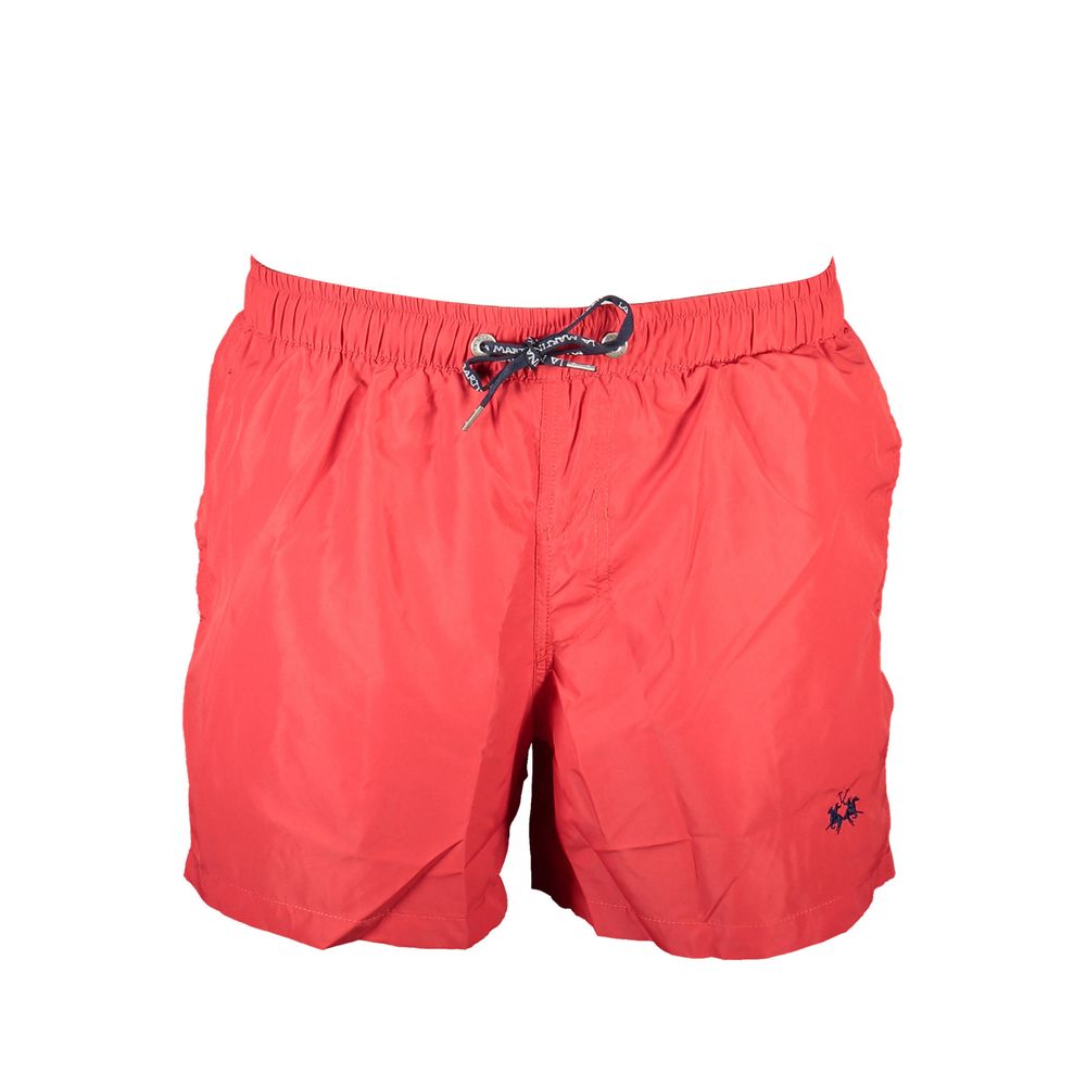 La Martina Red Polyester Men&