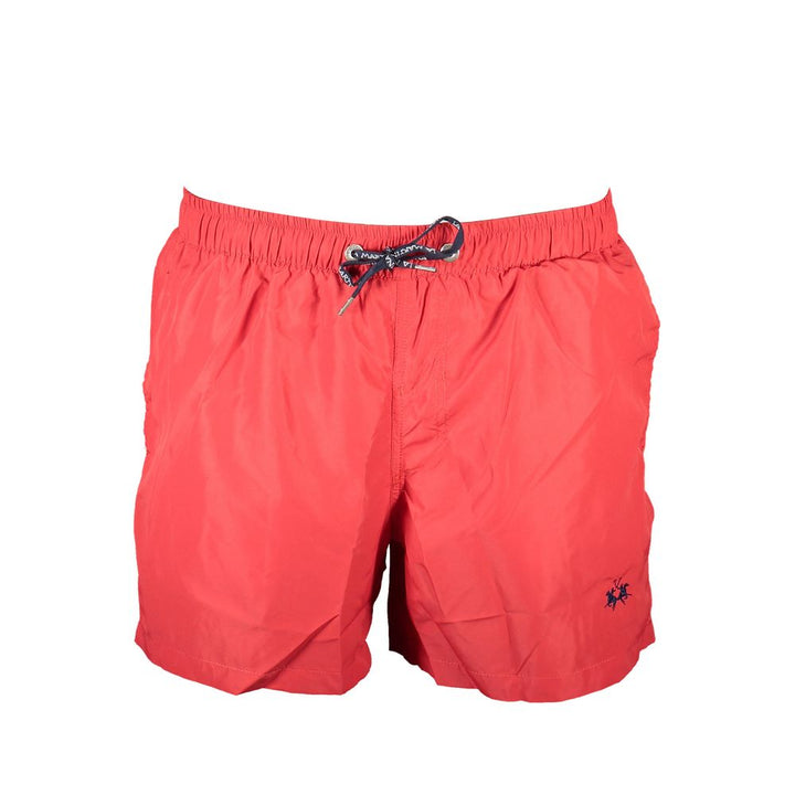La Martina Red Polyester Men&