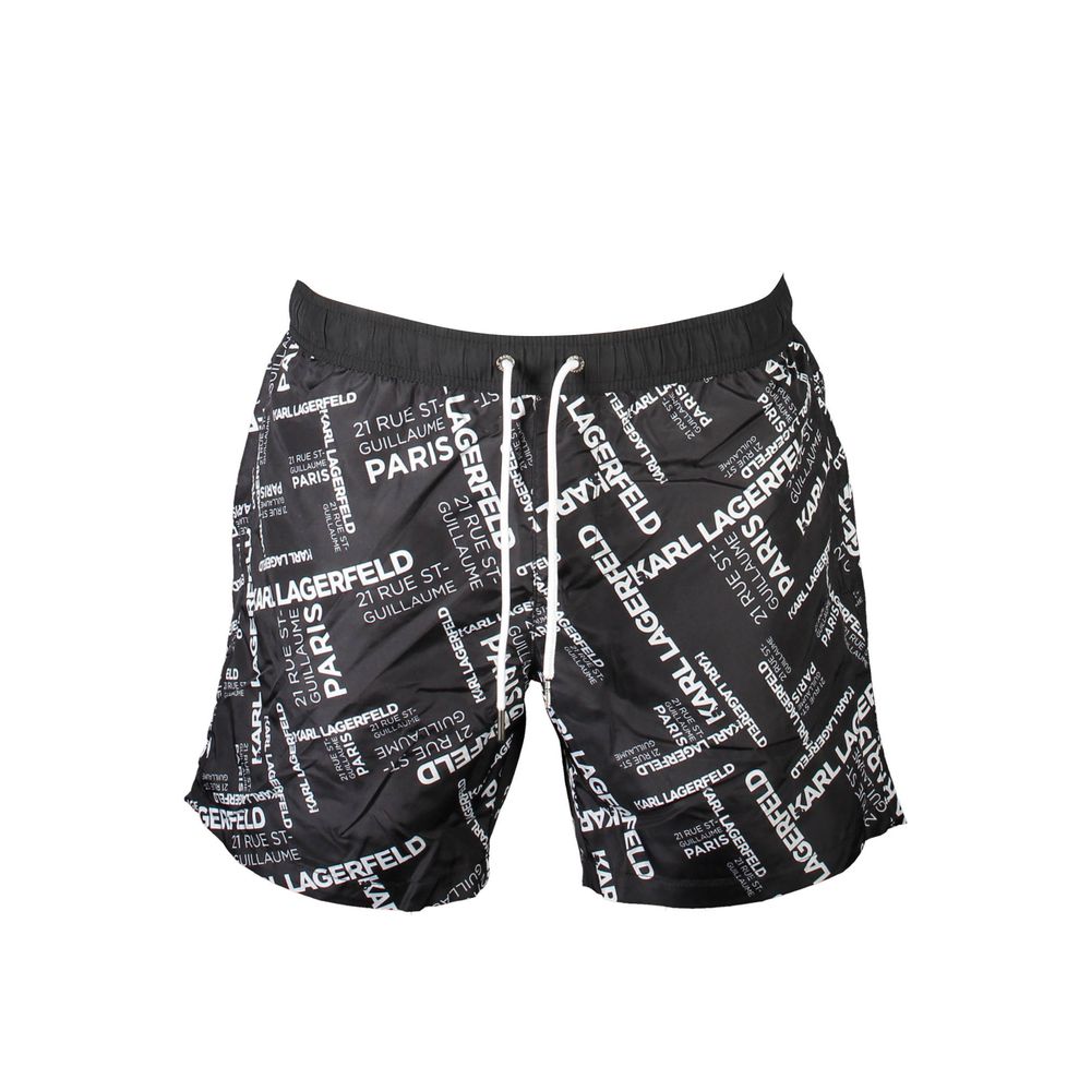 Karl Lagerfeld Black Polyester Men&