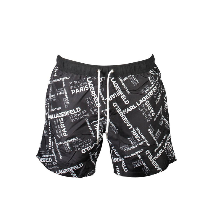 Karl Lagerfeld Black Polyester Men&