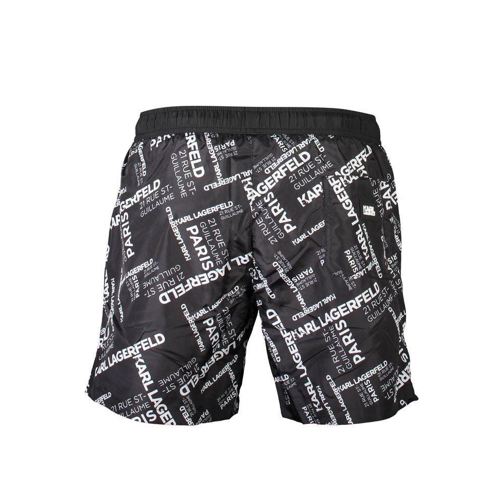 Karl Lagerfeld Black Polyester Men&