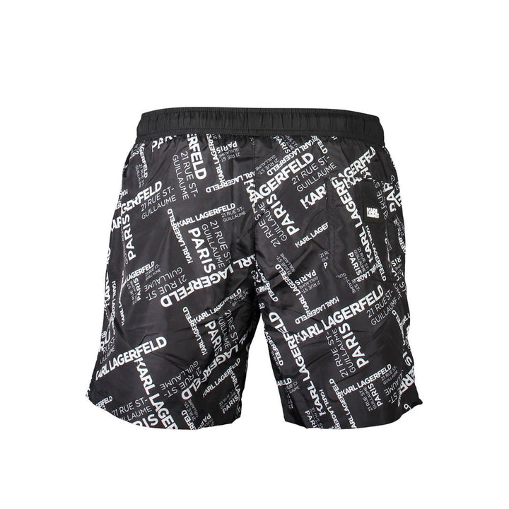 Karl Lagerfeld Black Polyester Men&