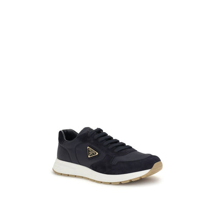 Prada Blue Recycled Polyamide Athletic Sneakers