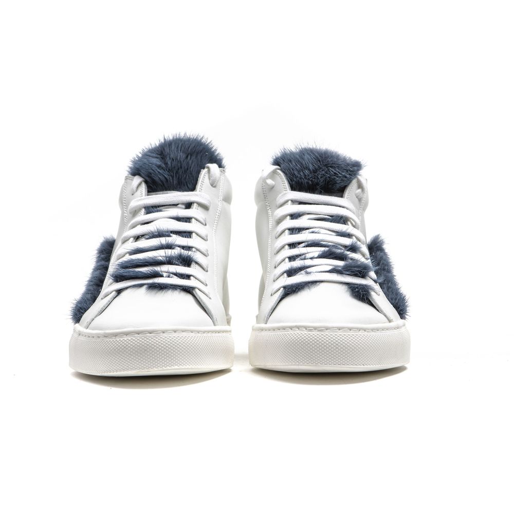Mr&amp;Mrs Italy White Leather Women Sneaker