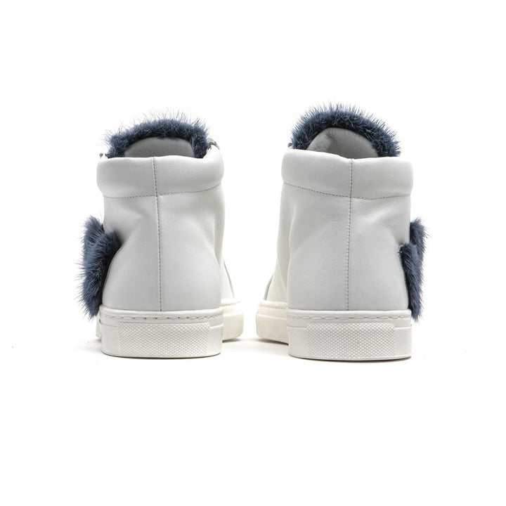 Mr&amp;Mrs Italy White Leather Women Sneaker
