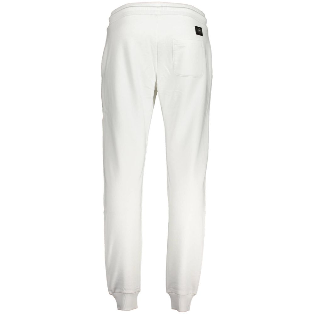 Cavalli Class Bianco Cotton Men's Sweatpant
