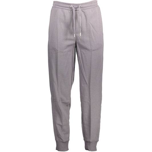 Calvin Klein Grigio Cotton Men Sport Trouser