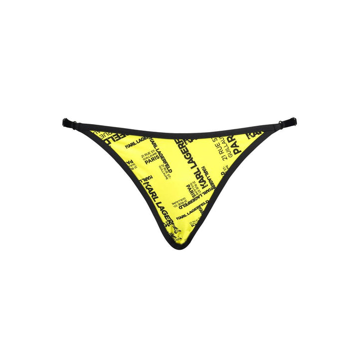 Karl Lagerfeld Yellow Polyamide Women&