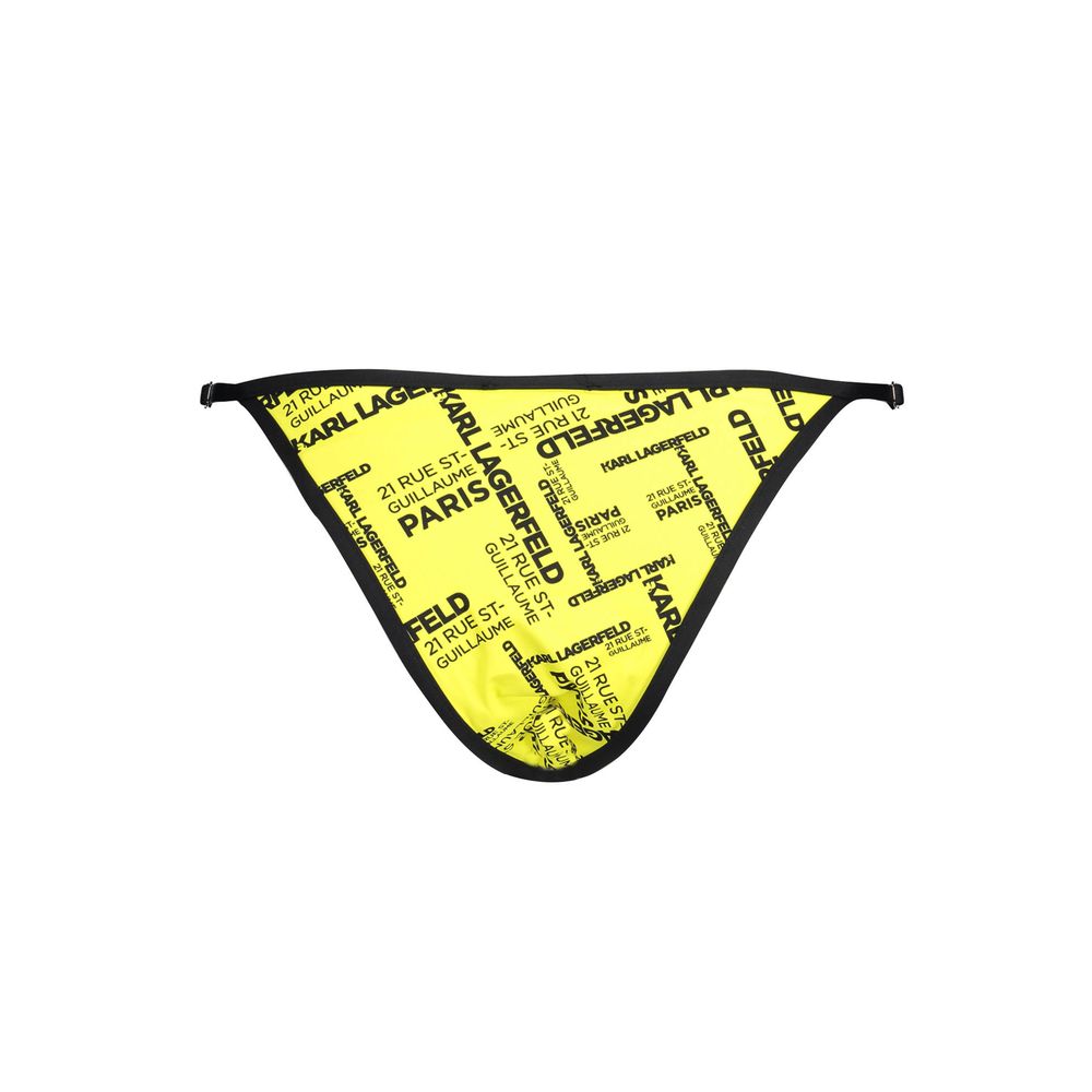 Karl Lagerfeld Yellow Polyamide Women&