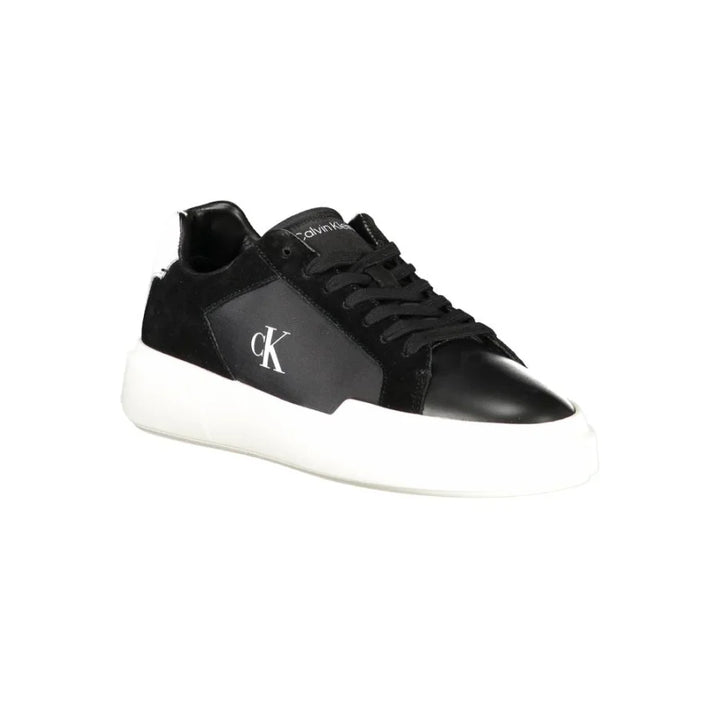 Calvin Klein Nero Leather Men Sneaker