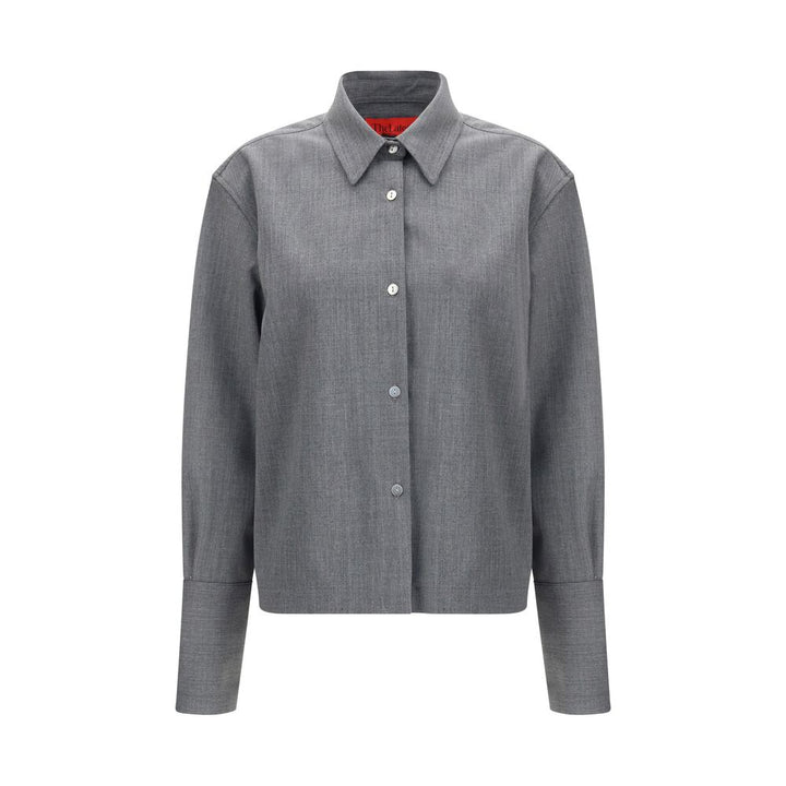 The Latest Gray Wool Oves Aries Shirt