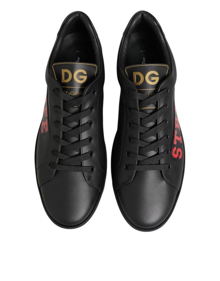 Dolce &amp; Gabbana Black Street Life Low Top Men Sneakers Shoes