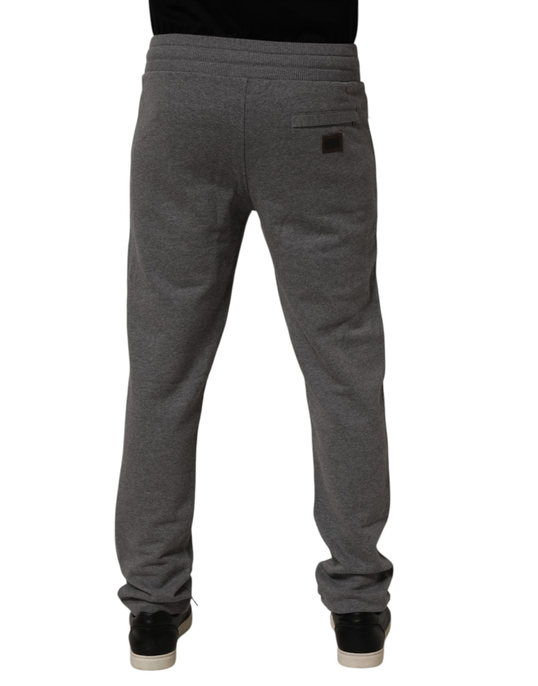 Dolce &amp; Gabbana Gray Cotton Jogger Sweatpants Trouser Pants