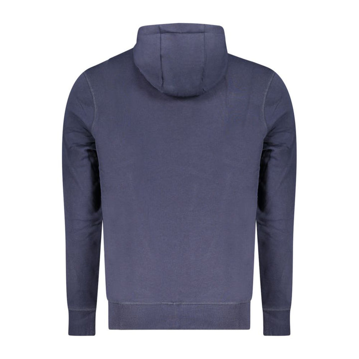 North Sails Blue Cotton Men's Hooded Sweatshirt