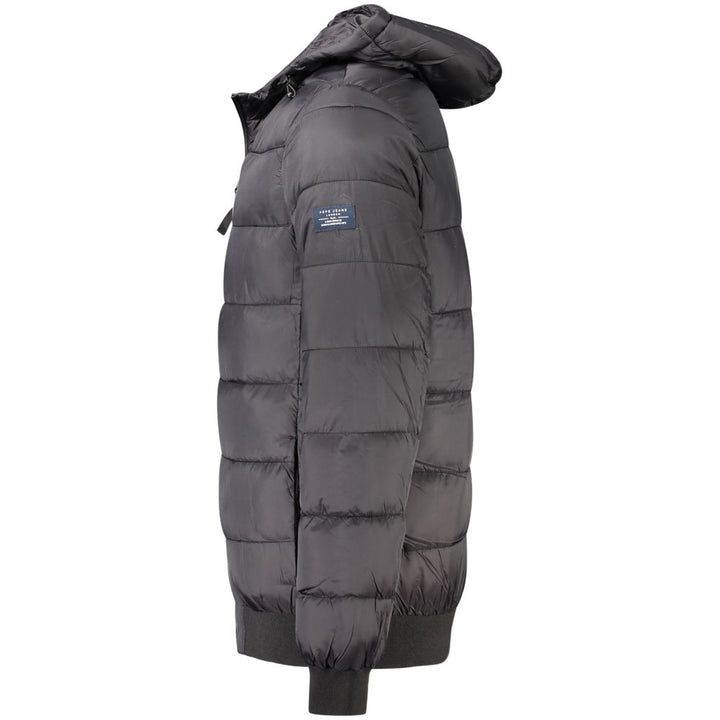 Pepe Jeans Black Polyamide Jackets &amp; Coat