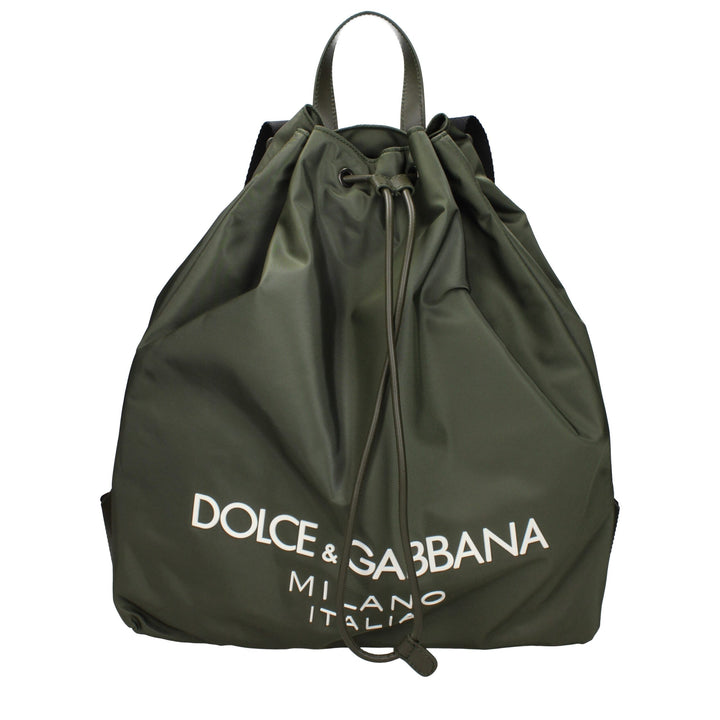 Dolce &amp; Gabbana Green Nylon Backpack