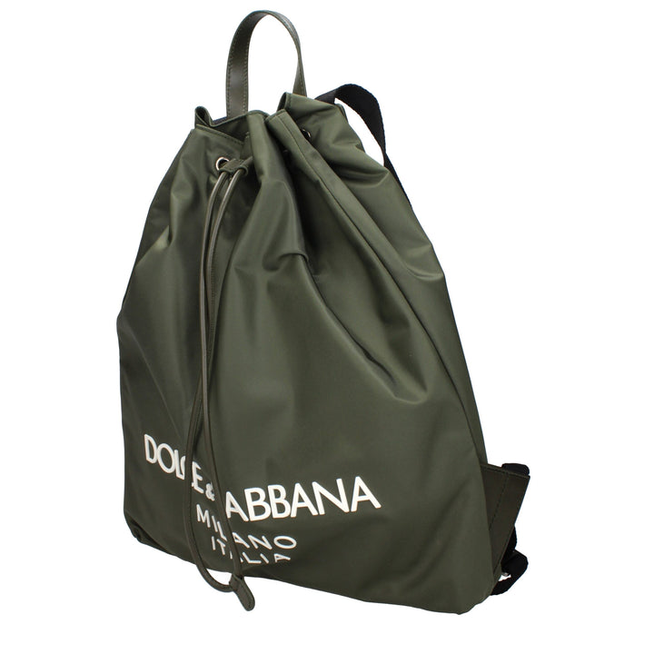 Dolce &amp; Gabbana Green Nylon Backpack