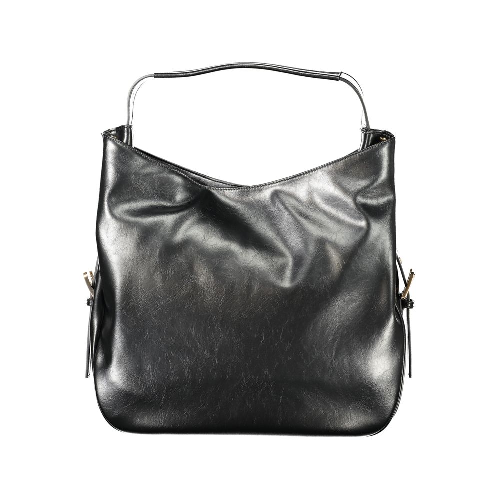 Twinset - Black Polyurethane Women Hobo Bag