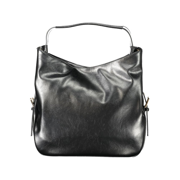 Twinset - Black Polyurethane Women Hobo Bag
