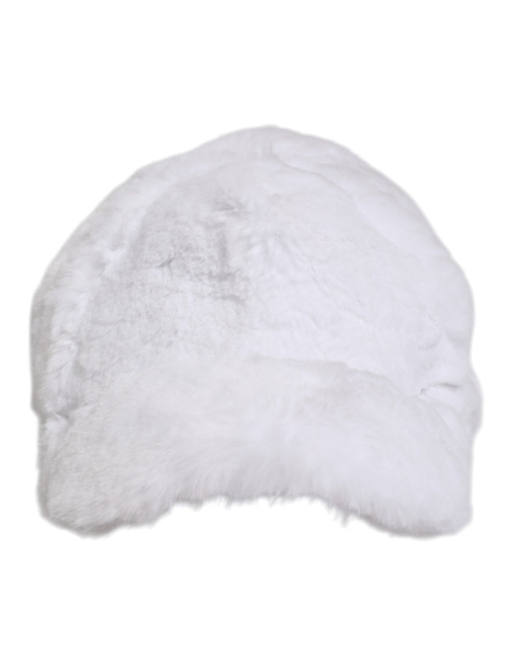 Dolce &amp; Gabbana White Modacrylic Rapper Men Baseball Capello Hat