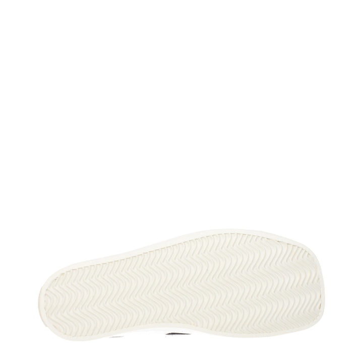 Moschino White Fabric Low Top Sneakers