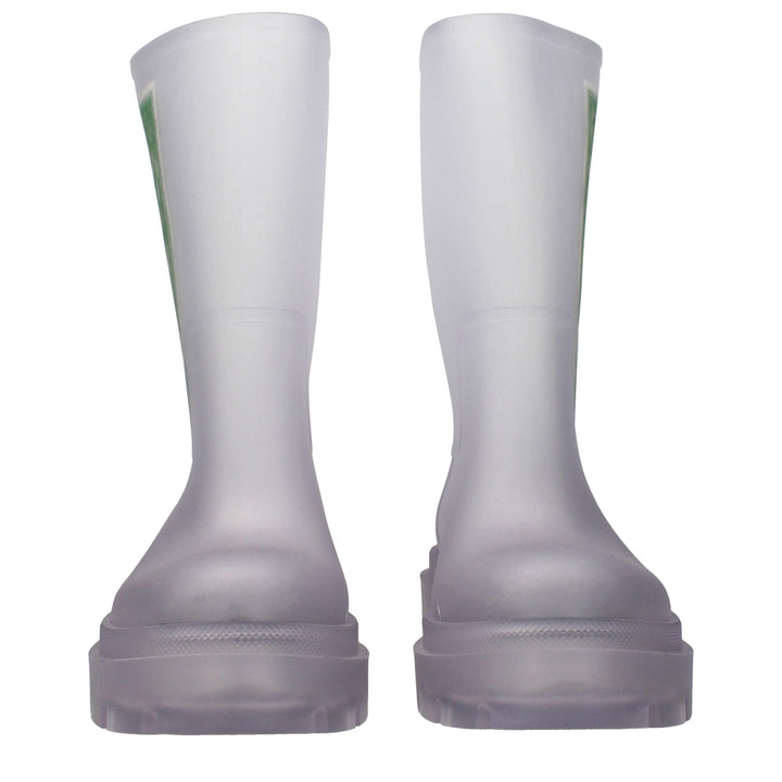Off-White Transparent Pvc Ankle Boots