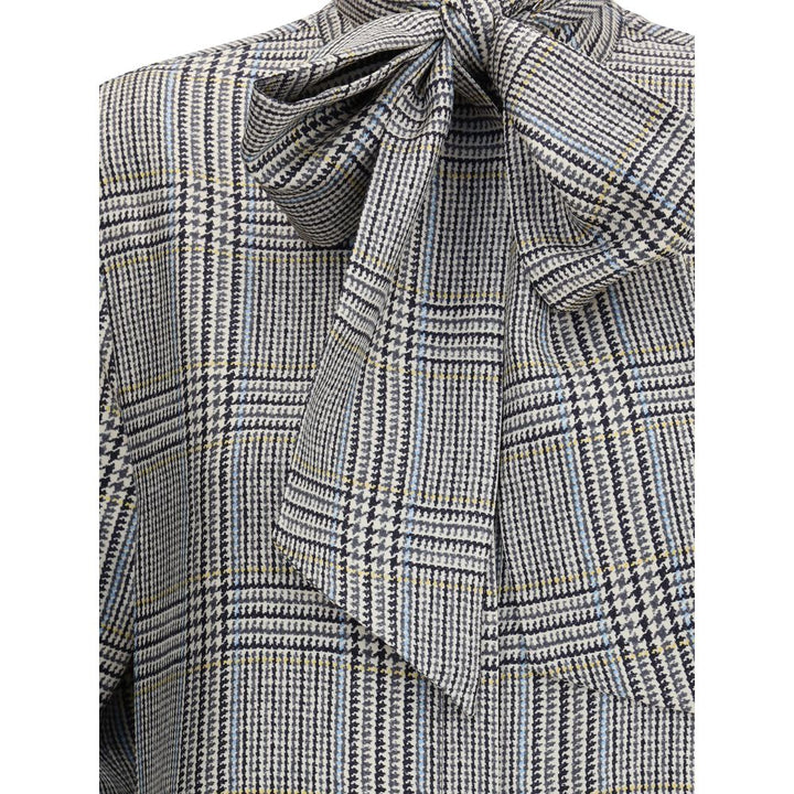Thom Browne Beige Silk Dress Shirt