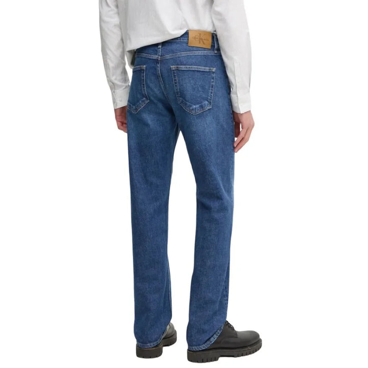 Calvin Klein Jeans Blue Cotton Relaxed Fit