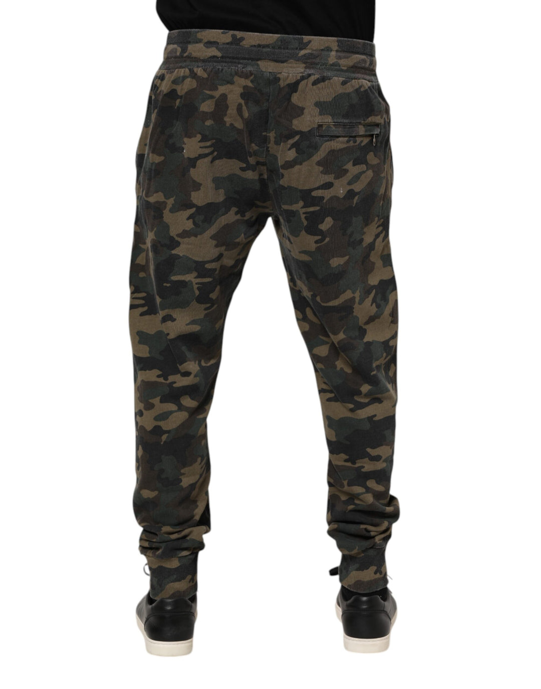 Dolce &amp; Gabbana Multicolor Camouflage Cotton Men Jogger Pants
