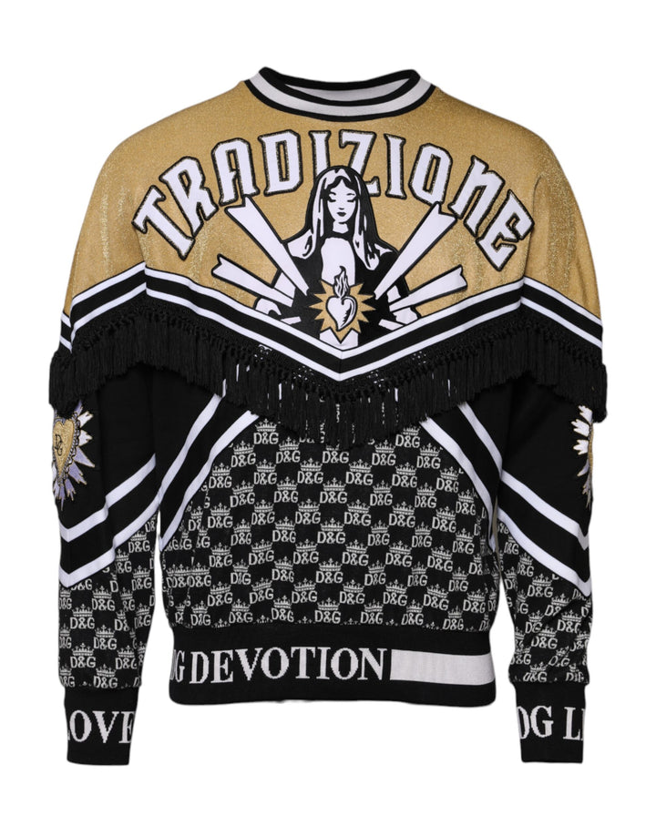 Dolce &amp; Gabbana Multicolor Tradizione E Devotion Sweatshirt Sweater